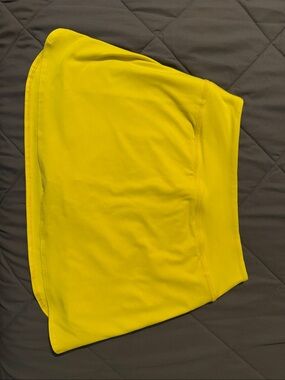 Beyond Yoga Mustard Yellow & Deep Plum Athletic Skort